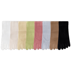 
Five-finger socks for women in summer thin pure cotton mesh breathable anti-odor sweat-absorbent breathable tabi socks for women spring and autumn socks