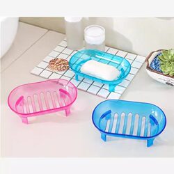 Large Soap Holder for Countertop, Draining Soap Dish, Bathroom Soap Tray, Simple Countertop Soap Holder, No-Drill Installation