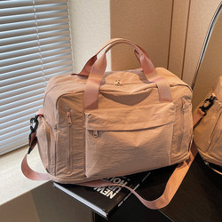 Large-Capacity Short-Distance Travel Bag, Women's Portable Lightweight Business Trip Luggage Bag, Men's Expandable Cross-Body Waterproof Sports and Fitness Bag