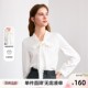 BETU Bai Tu French Design Sense Bow Shirt Female 2024 New Hook Flower Capacity White Shirt
