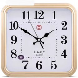 Shanghai Silent Clock for Living Room and Bedroom, Simple Wall Clock for Home Use, Electronic Wall Clock, New Quartz Clock