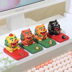 Xiamen Specialty Fengshiyi (Lion God) Phone Stand, Cultural and Creative Souvenir Ornament, Desktop Decoration, Fujian Travel Specialty Gift