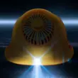 mũ công nhân Mũ bảo hiểm có quạt công trường xây dựng che nắng che nắng điều hòa mũ bảo hiểm sạc năng lượng mặt trời quạt chiếu sáng mũ mùa hè mũ bảo hộ gắn kính hàn Mũ Bảo Hộ