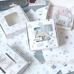 Star Gift Cartoon High-Value Mini Packaging Box with Window, Airplane Box, Gift Shipping Packaging Material, Hard Paper Box