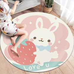 Floor mat chair learning home bedroom children's room bedside hanging basket tent carpet foot pad swivel chair round carpet