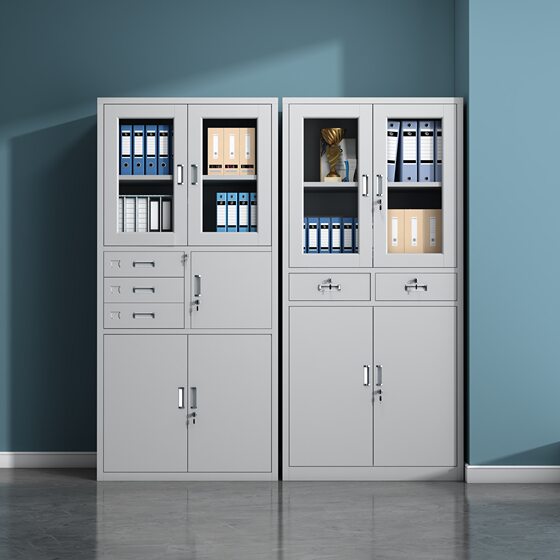 
Sanjian office iron cabinet file cabinet file cabinet with lock steel locker low cabinet storage cabinet information