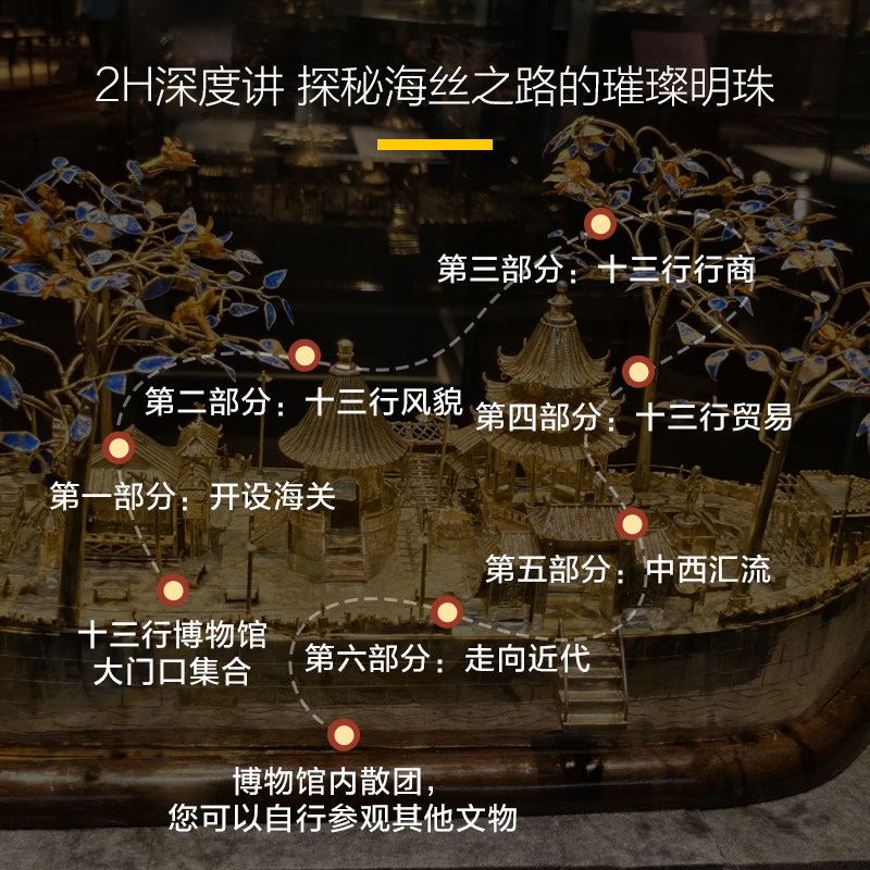 猩咖说广州十三行博物馆含门票2H大咖讲解VIP包团广州旅游