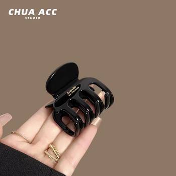 
Black hair grabbing women 2025 new style half-tied hair on the back of the head, high ponytail fixing artifact scratching headdress for women