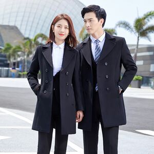 
Speedy woolen coat, men's and women's temperament, jewelry, hotel front desk, E reception, sales department work clothes, professional work clothes.