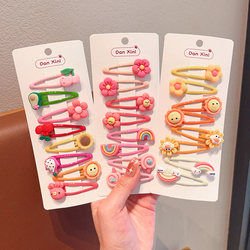 Children's Colorful Cute Cartoon Hair Clips Bb Clips for Girls, Bangs Side Clips, Hairpins for Girls, Sweet Hair Accessories