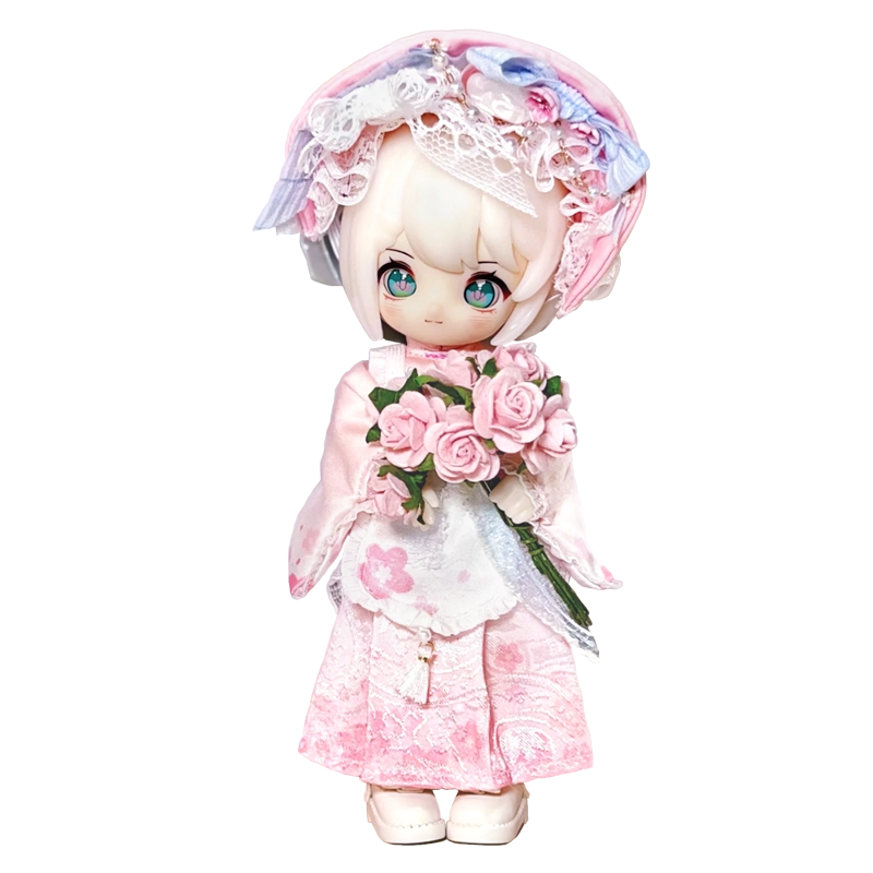 瓷娃一对 当日発送 任意盒子】铃兰曲OB11娃衣：BJD明月体UF出逃体12分娃衣，美到