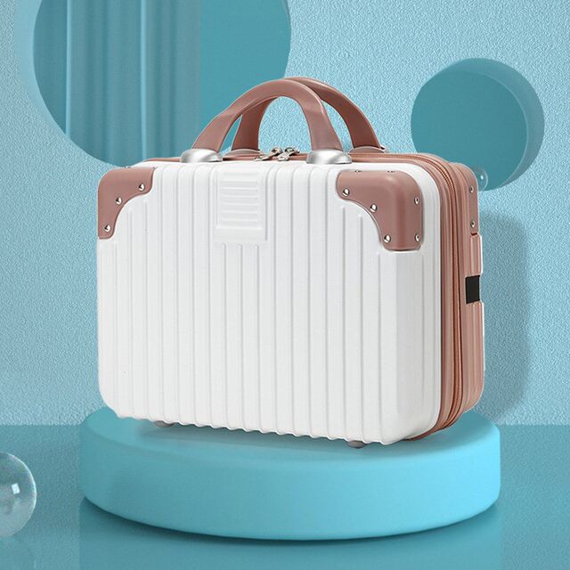 Souvenir suitcase suitcase makeup bags and luggage for women light O skin mini East corner storage box
