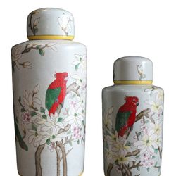 Speedy neoclassical American European style storage jar round jar vase Chinese style model room hotel Y display decoration