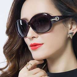 Parson Sunglasses for Women 2026 New Summer Polarized Fashion Large Face Slimming Sun Protection Glasses Anti-Ultraviolet