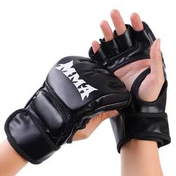 Adult Boxing Gloves, Children's Sanda Gloves, Taekwondo Fighting Half-Finger Practical Training Gloves, Fighting and Fighting