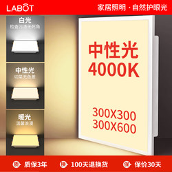 Kitchen Ceiling Light 300X600 Integrated Ceiling Bathroom Toilet 4000K Neutral Light Special Led Lighting