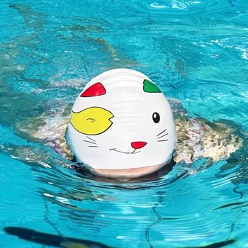 How can you not take photos of your newly arrived swimming cap?