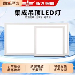 Xinfei Integrated Ceiling Kitchen Light, Bathroom Ceiling Light, Flat Embedded Panel Light, Aluminum Ceiling Light, Bathroom Light