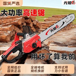 High-Speed Electric Chain Saw for Outdoor Use, Electric Saw for Cutting Wood, Ac 220V Plug-In Logging Saw, High-Power Electric Saw for Home Cutting