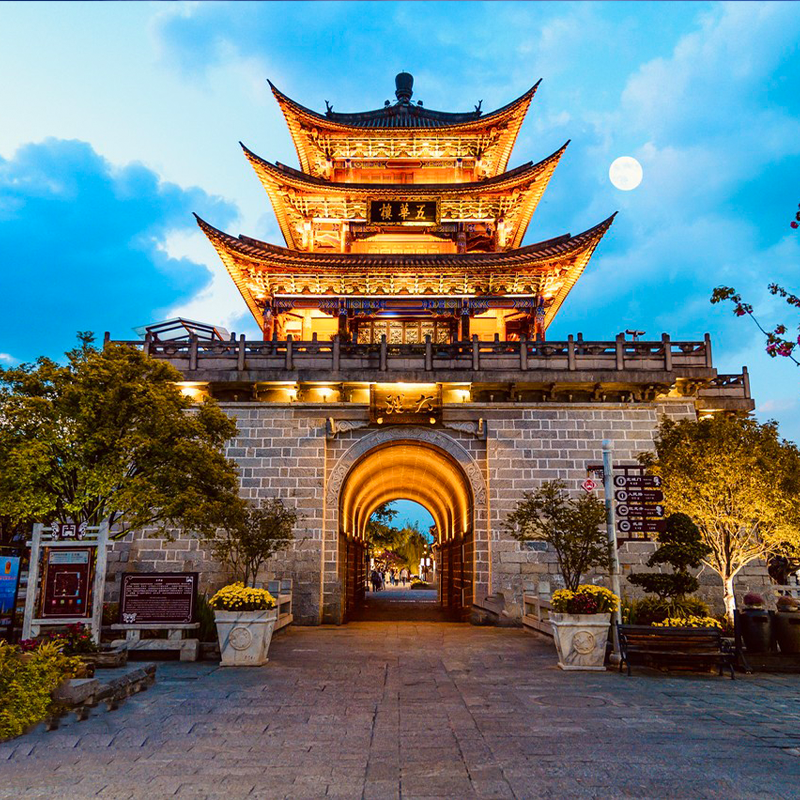 云南月 昆明丽江大理泸沽湖8天7晚 石林洱海玉龙雪山丽江千古情