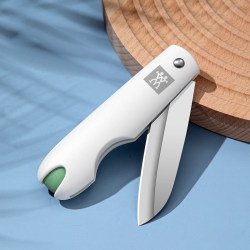German Original Imported Material 2026 New Model Fruit Knife Folding Knife with Portable Protective Case for Dormitory and Home Use