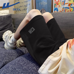 Pull-Back Pure Cotton Sports Shorts for Men 2026 Summer New Style Men's Hong Kong Style Breathable Loose Straight Casual Five-Point Shorts