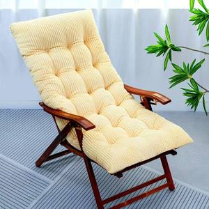 
Recliner cotton cushion for all seasons folding chair cloth cushion rocking chair cushion elderly chair thickened all-in-one sofa long seat cushion