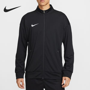 
Nike/Nike official authentic 2026 spring men's stand-up collar embroidered knitted jacket IR8421-010