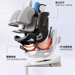 Lupatuqu Pro child safety seat for cars 0-4-12 years old babies can sit and lie iSize