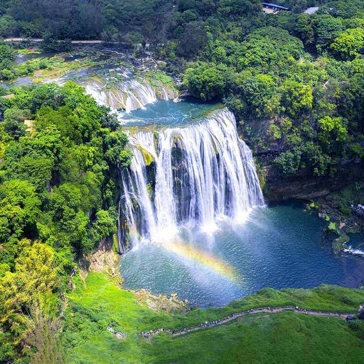 20人小团贵州旅游贵阳纯玩5天4晚黄果树千户苗寨小七孔亲子度假游