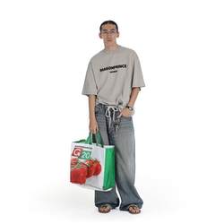 Masonprince Summer New Blur Digital Direct Spray Short-Sleeved Tops Men's Couple Pure Cotton T-Shirt ins Trendy