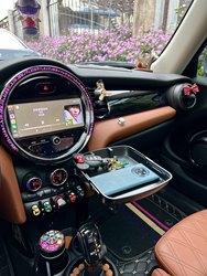 【Cha Duoxuan】Xiaomu Book's Popular Car-Mounted Small Table, Rectangular, Can Be Adjusted in Size and Height