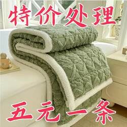 Milk Velvet Mattress Washable Student Dormitory Composite Blanket Mattress Winter Single Bed Cover Gatafeng Mattress with Added Velvet