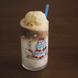 Cute Cake Kitty Cat Glass Cup, High-Value Milk Coffee Water Cup, High-Temperature Resistant Drinking Cup, Gift-Giving