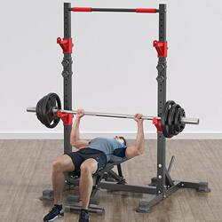 Home Squat Rack, Barbell Rack, Bench Press Barbell Set, Adjustable Pull-Up Rack, Multi-Functional Gantry Rack