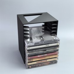 Cd Disc Storage Rack Organizer Cd Disc Storage 12-Grid Desktop Organizer Album Record Storage Rack Collection