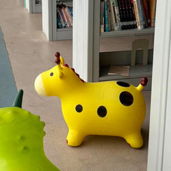 Inflatable Pony Ride-On Toy for Exam Preparation, Anti-Drowsiness Device, Jump Horse for Adults, Thickened Anti-Burst Rubber Horse