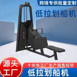 High and low pull-in-one machine multifunctional comprehensive gym equipment seated high pull back low pull rowing strength training device