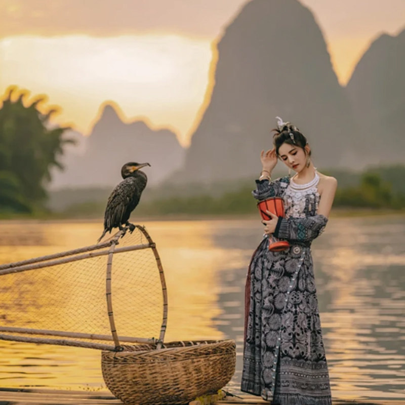 全国出发到广西桂林纯玩旅游5天4晚阳朔西街漓江四星船竹筏漂流