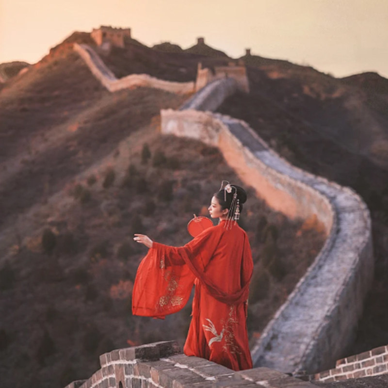 全国出发到北京旅游5天4晚故宫博物院升旗仪式圆明园八达岭长城