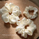 French style ~ Satin ins large intestine hair tie girly temperament sweet female autumn and winter hair tie Korean hair accessories