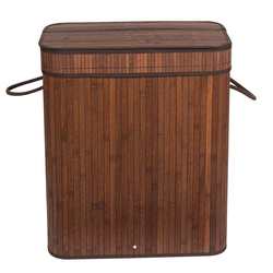 Large capacity bamboo dirty clothes basket fabric toy storage box large discount storage bucket with lid foldable storage basket