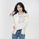 Patner Spring New Women's Camel Velvet Silk Coat Large Lapel Woolen Jacket Zipper Short Woolen Jacket