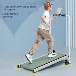 Home Mechanical Treadmill, Unplugged, Foldable, Simple and Agile Walking Machine, Indoor Weight Loss Exercise and Fitness Equipment