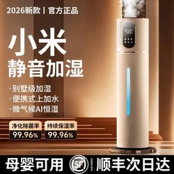 2026 New Model Air Humidifier for Home Use, Silent, Suitable for Bedroom and Living Room, Large Capacity, High Mist Output, Purifier for Pregnant Women and Infants