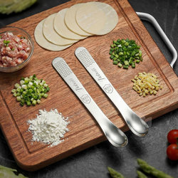 304 Stainless Steel Dumpling Filling Spoon, Wonton Filling Mixing Spoon, Household Filling Scoop, Good Tool for Making Buns