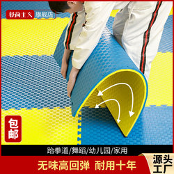 Professional Taekwondo Floor Mat, Martial Arts Sanda, Dance Mat, Silent, 1m Soundproof Foam Taekwondo Mat