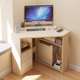 
Small apartment desk triangle study desk corner corner computer desk corner simple home writing desk