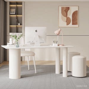 
Rock desk small apartment beauty table for home use simple modern computer desk chair light luxury clinic desk writing desk