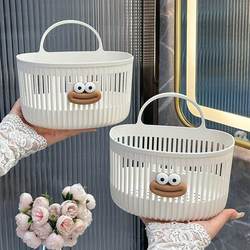 Multifunctional small hanging basket for toilet and bathroom waste